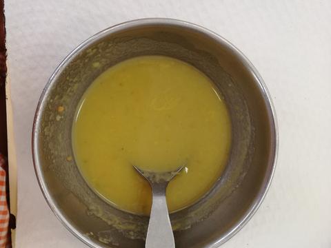 a sopa feita com alimentos da horta
