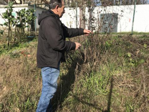 Escolha do espaço, por quem sabe e com o qual estabelecemos parceria, para construção  do ECO-JARDIM.