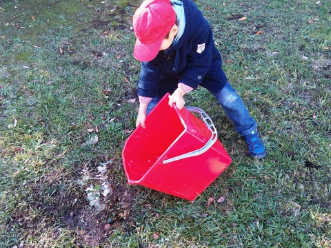 Rega periódica da Horta-Bio e das árvores autóctones plantadas no logradouro do Jardim de Infância