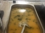 Sopa na cantina na Escola, Dia 18 de maio de 2017, foi colocados meio quilo de espinafres com folha inteira.