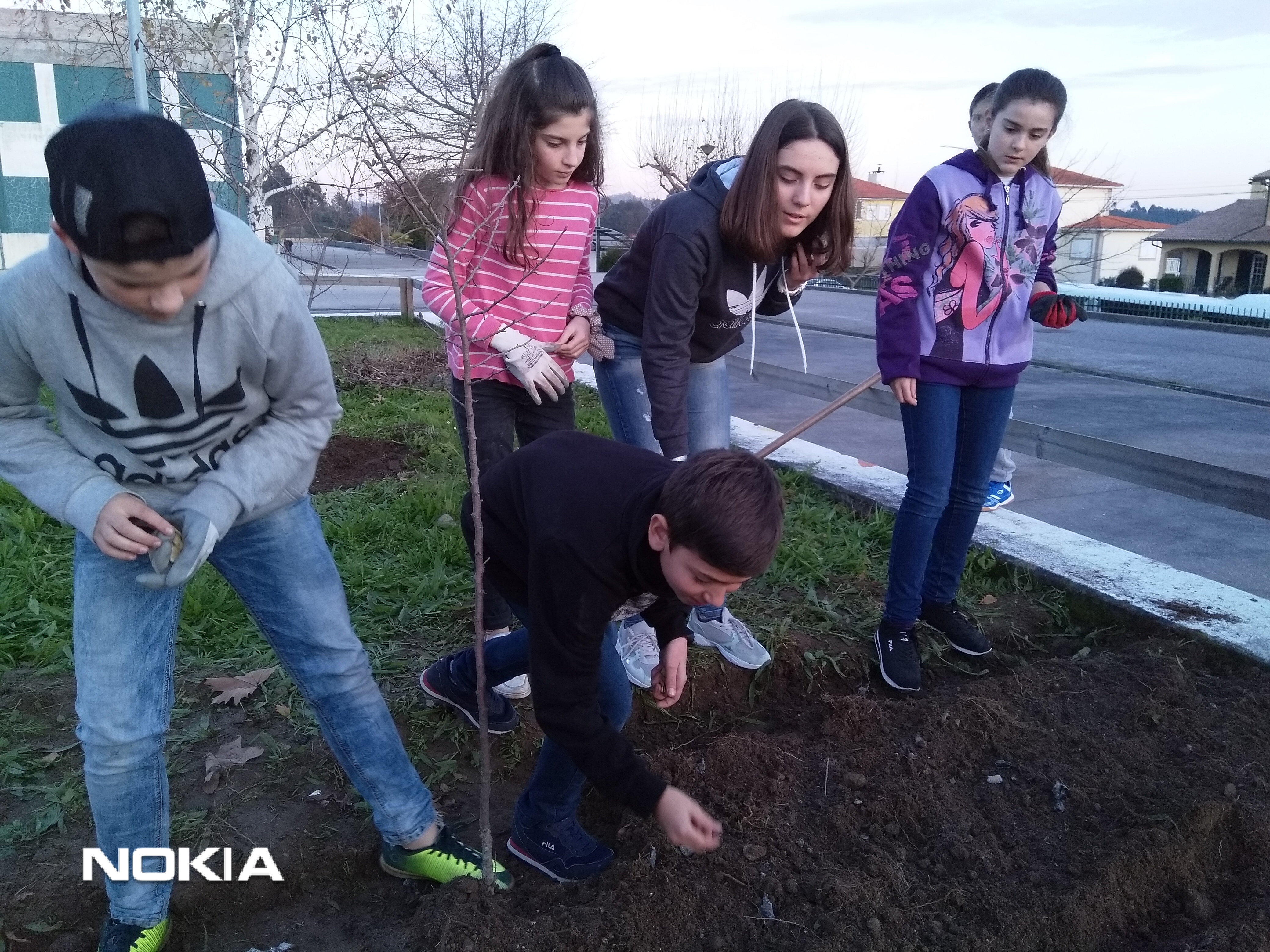 Sementeira

Os alunos começam a semear as várias sementes: favas, alhos e ervilhas.