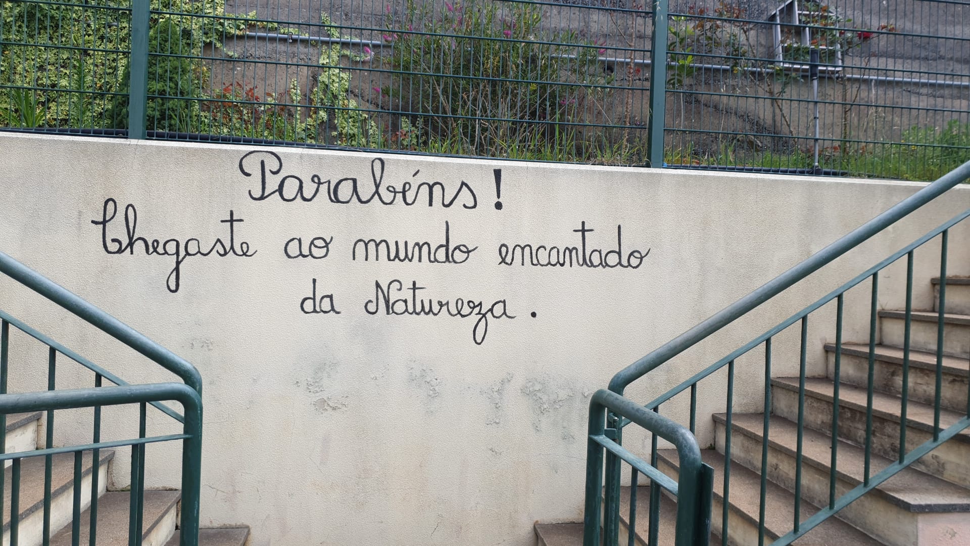 Entrada mágica para a horta.
