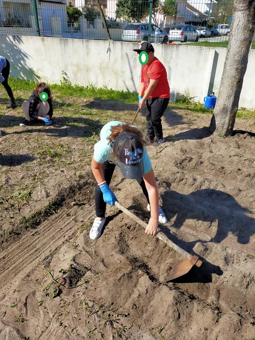 Mondar e preparar o terreno para as sementeiras/plantações.