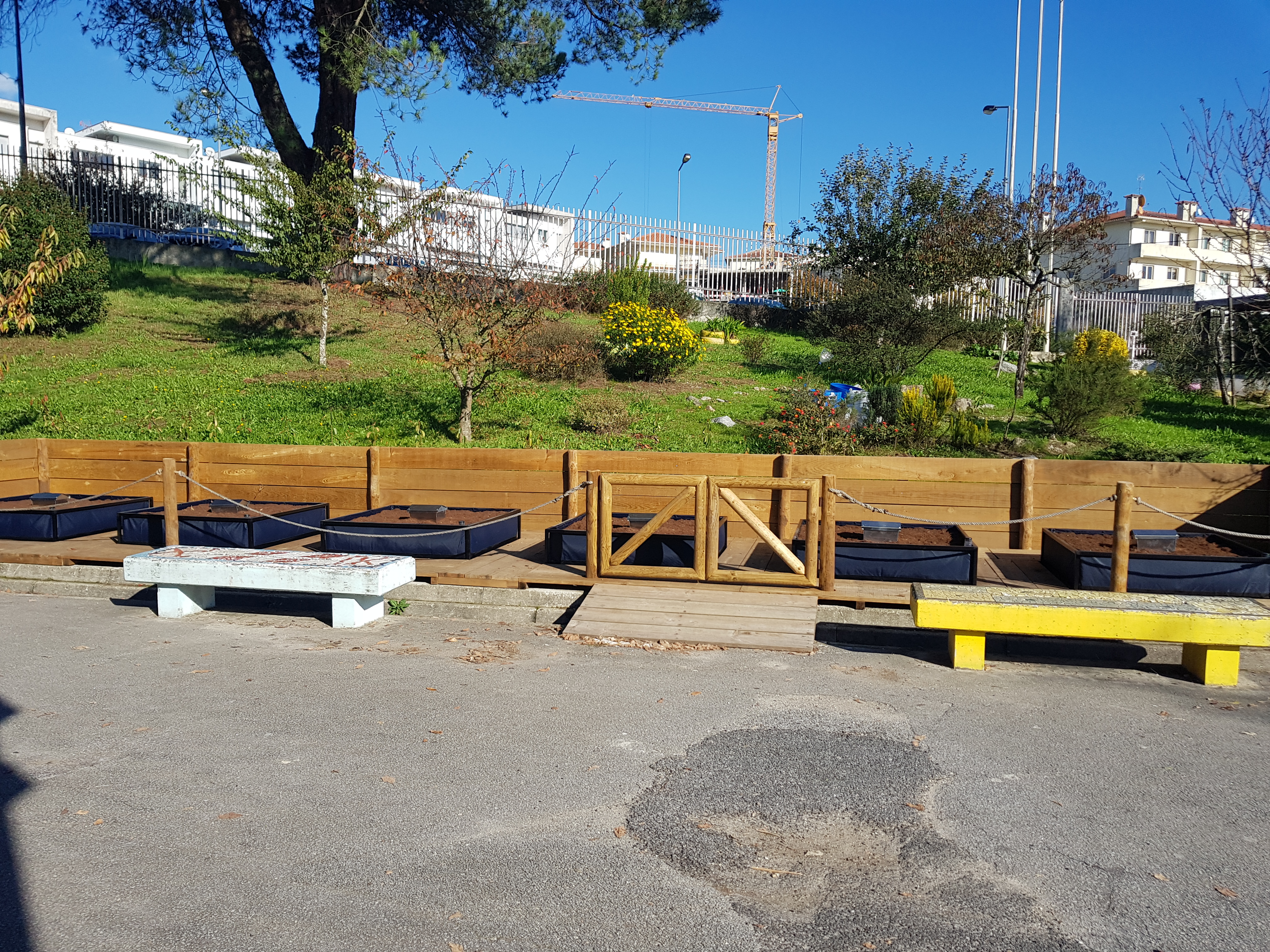 A instalação finalizada e distribuição pelas turmas.
