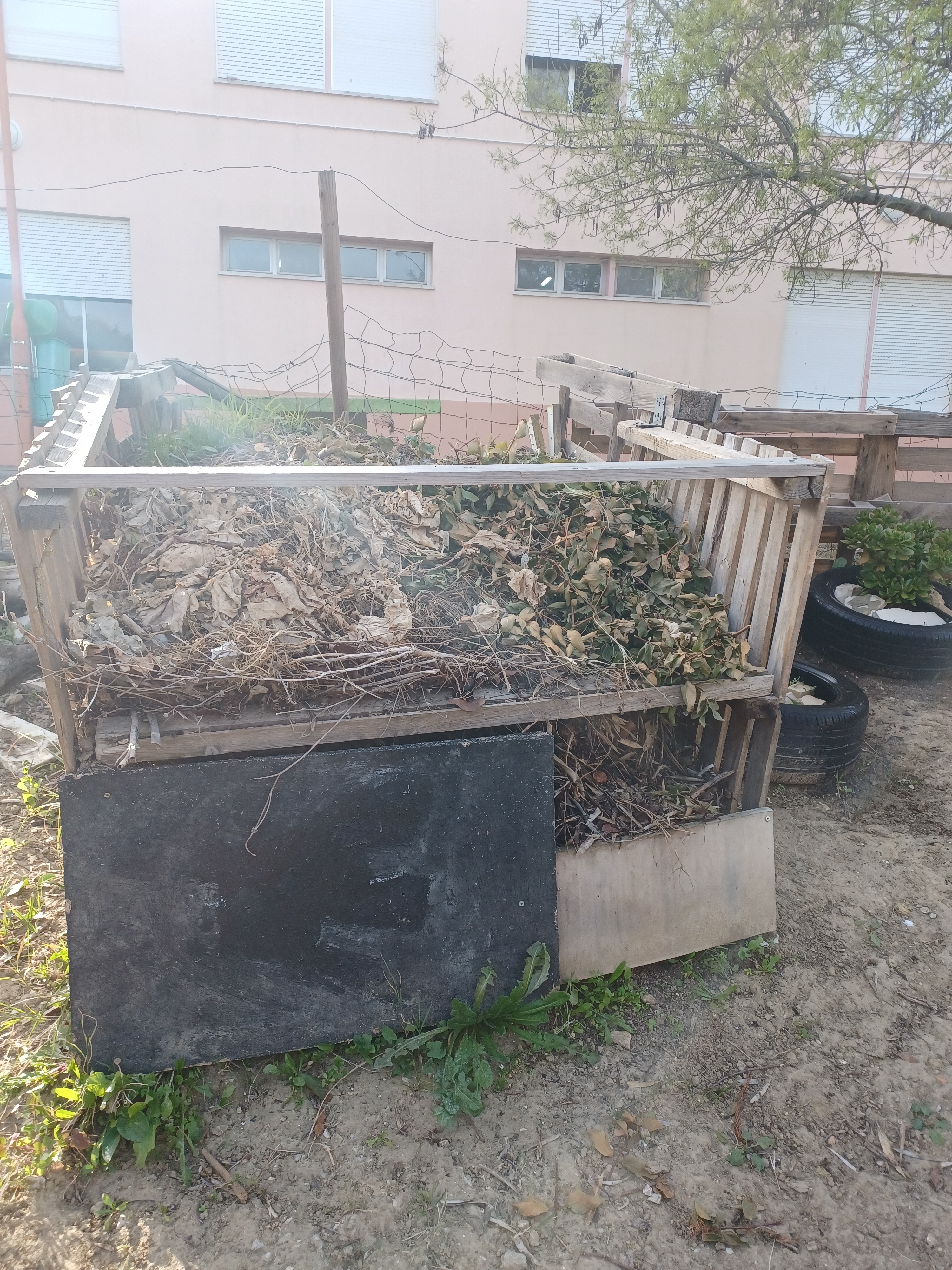 pilha de compostagem