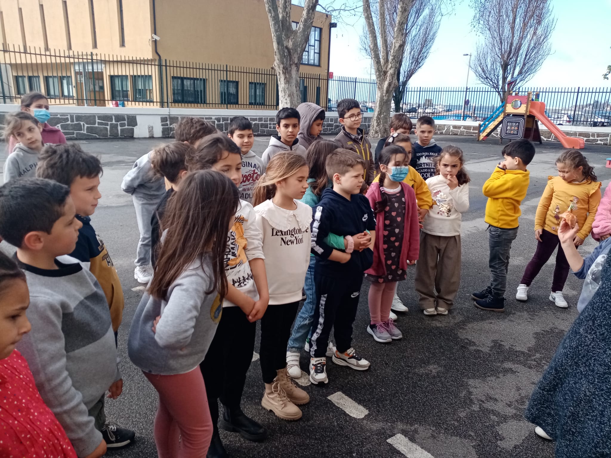 Aula no exterior