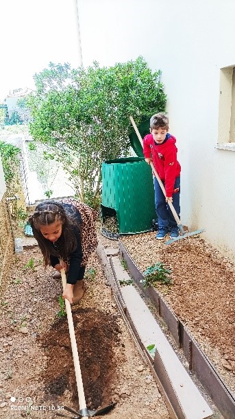 Preparação da horta