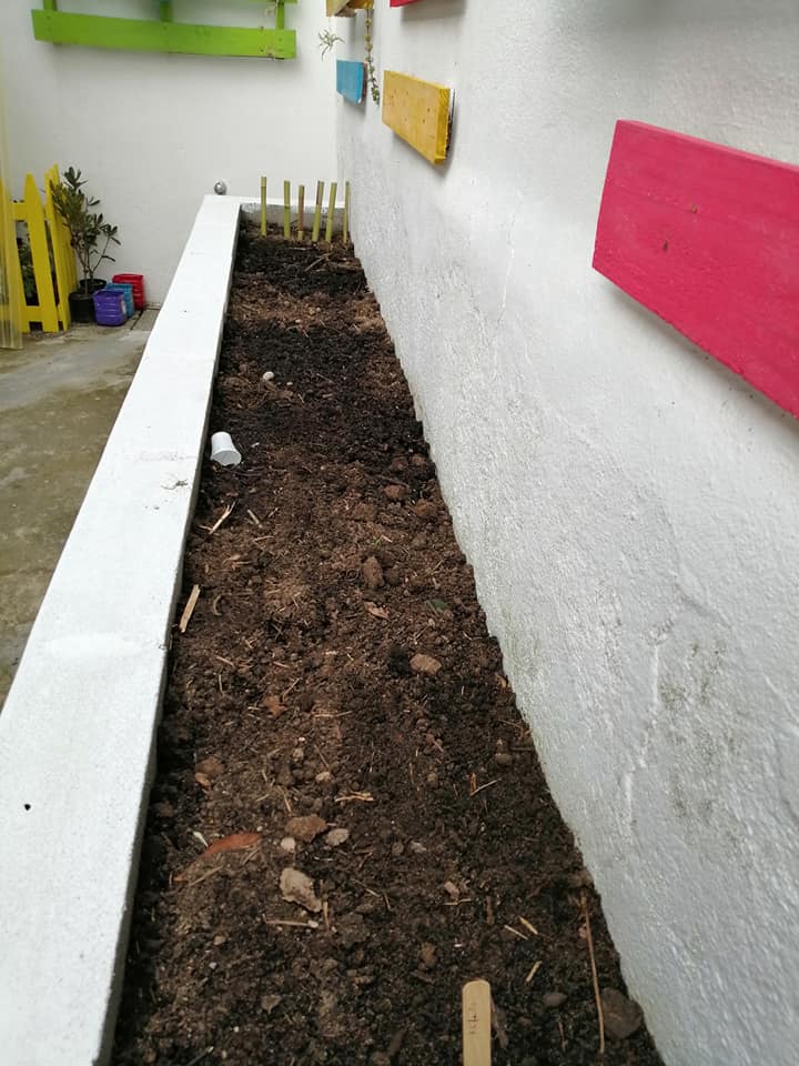 Preparámos as terras.