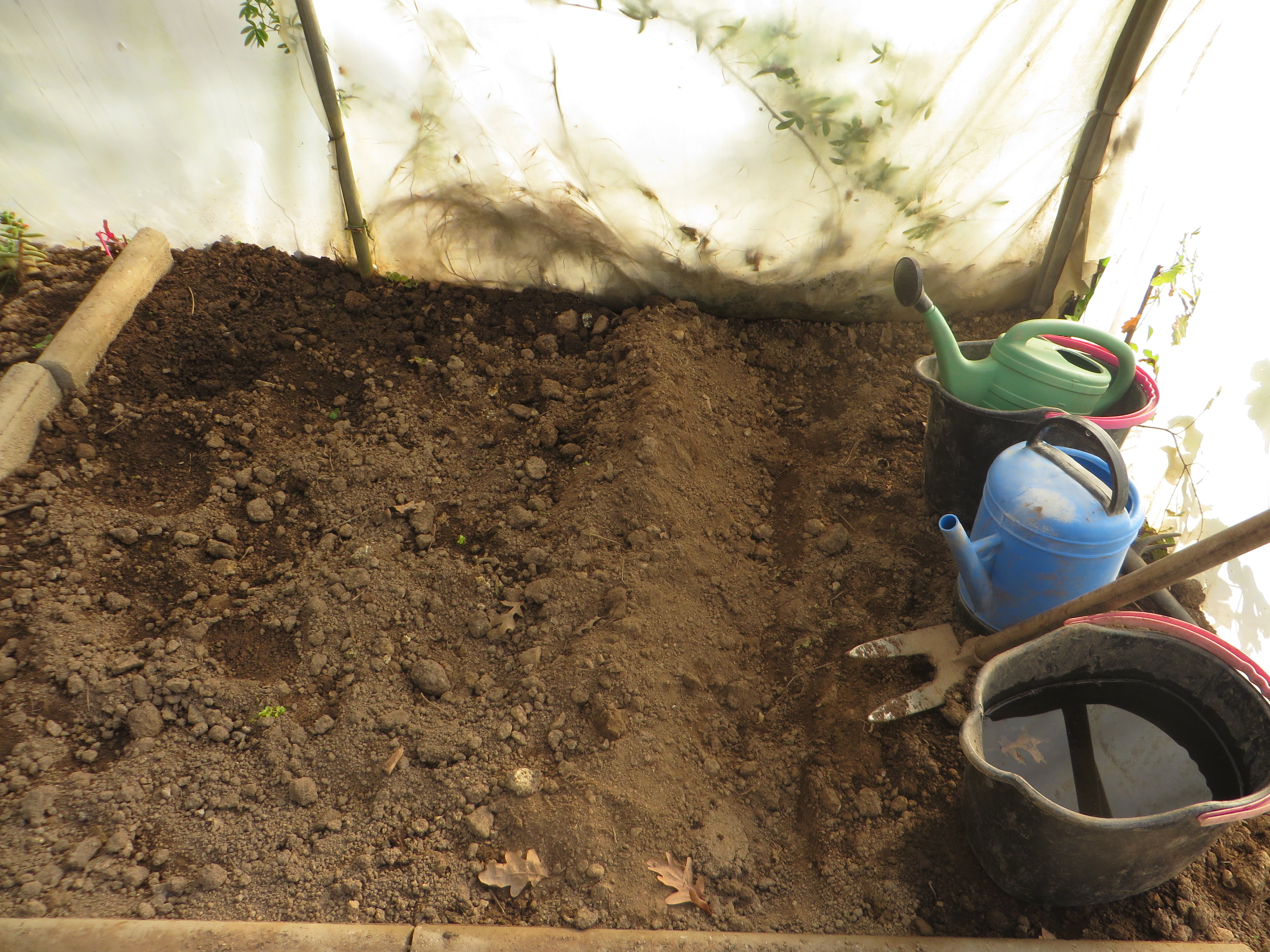 2 - EBSCC Horta Bio (Estufa) – revolver da terra.