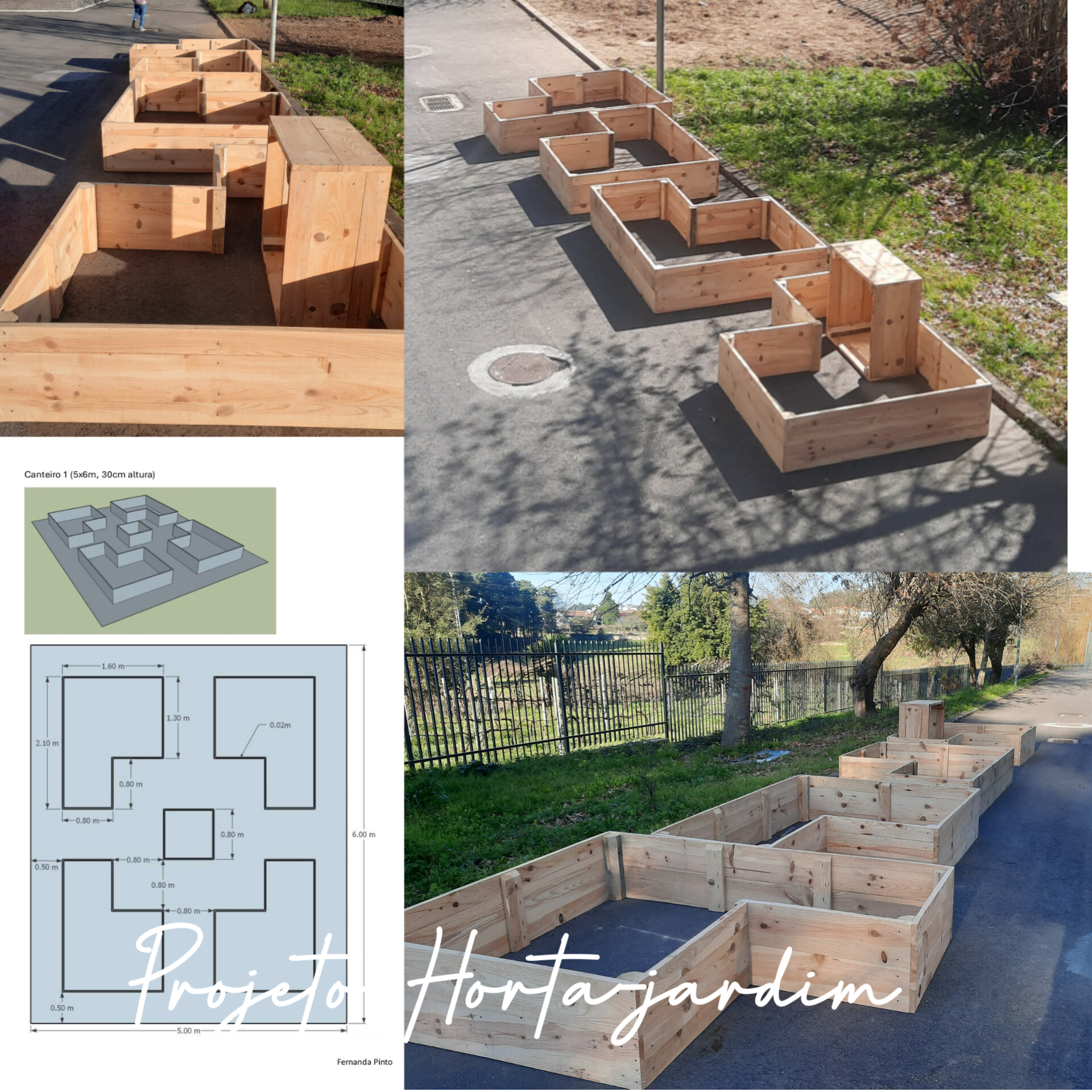 Projeto - planta da horta