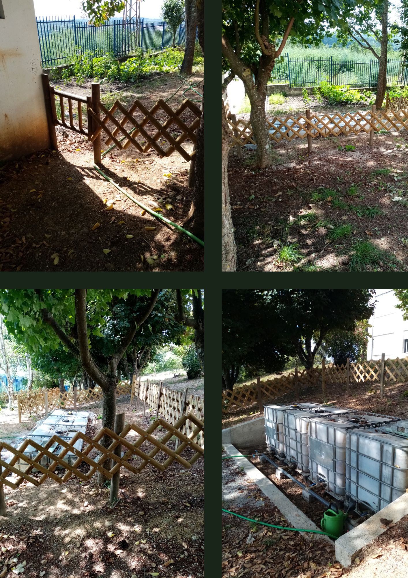 Aspetos da Estrutura/arquitetura/ocupação espaço Horta