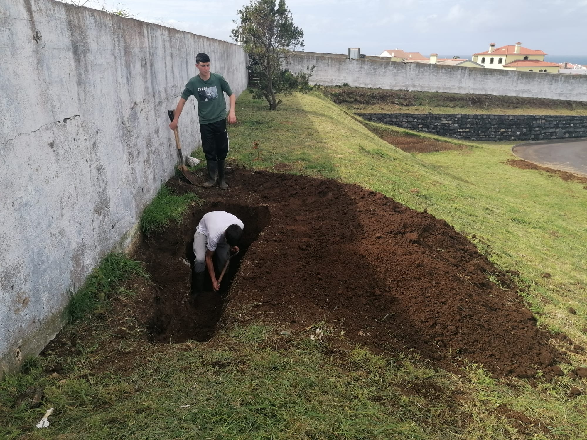 Preparação do terreno