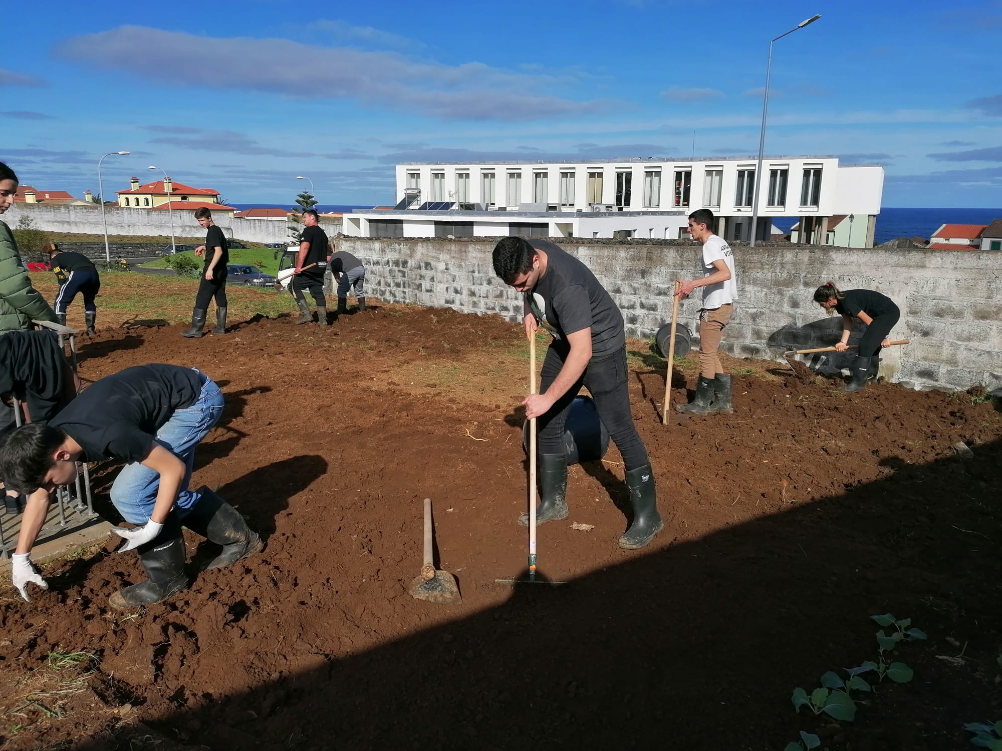 Preparação do terreno