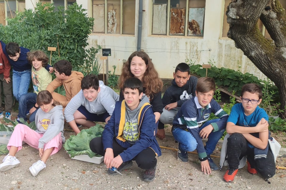Alguns dos alunos envolvidos