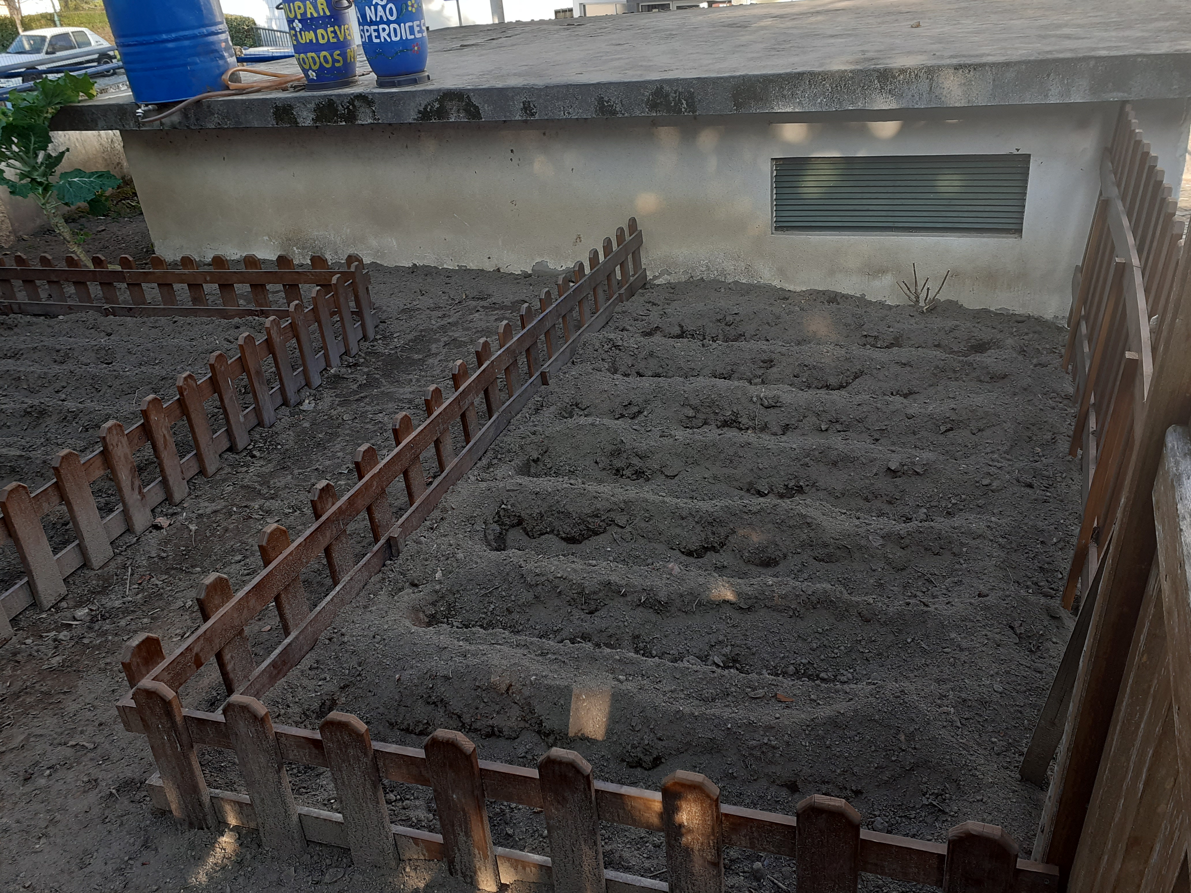 Preparação da terra para cultivo
