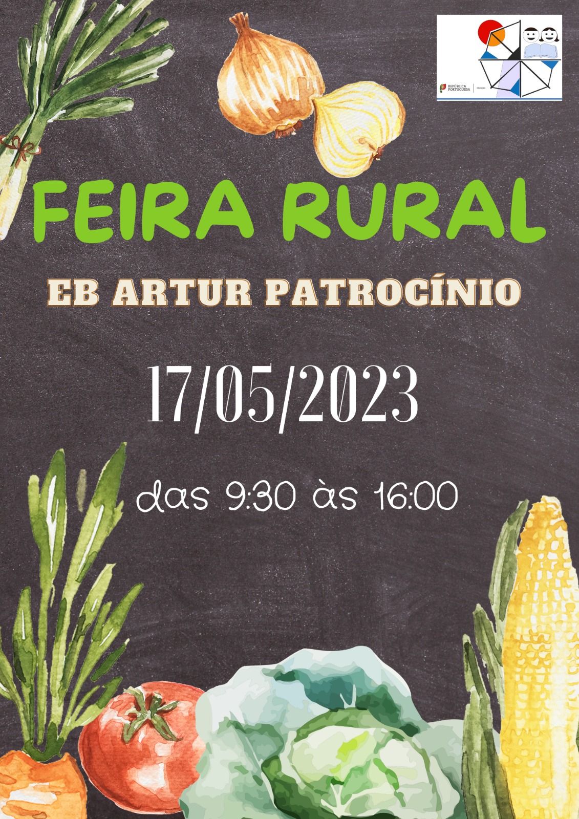 A Escola promoveu um evento tradicional,  aberto à população local, com a venda de produtos alimentares saudáveis. "Feira Rural". Foram expostos para venda variedades de vegetais e frutos, incluindo a venda de alfaces e espinafres...da nossa horta.