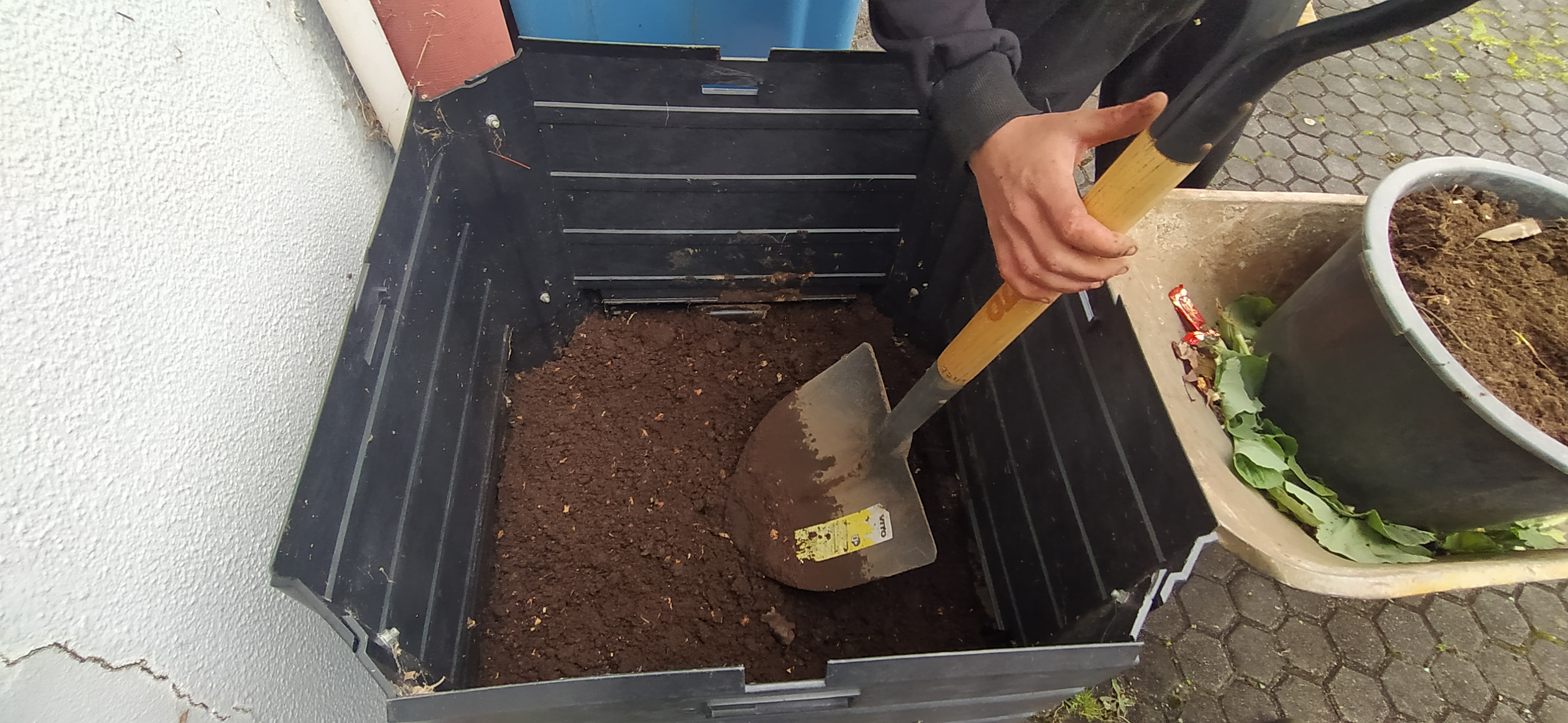 Compostagem.