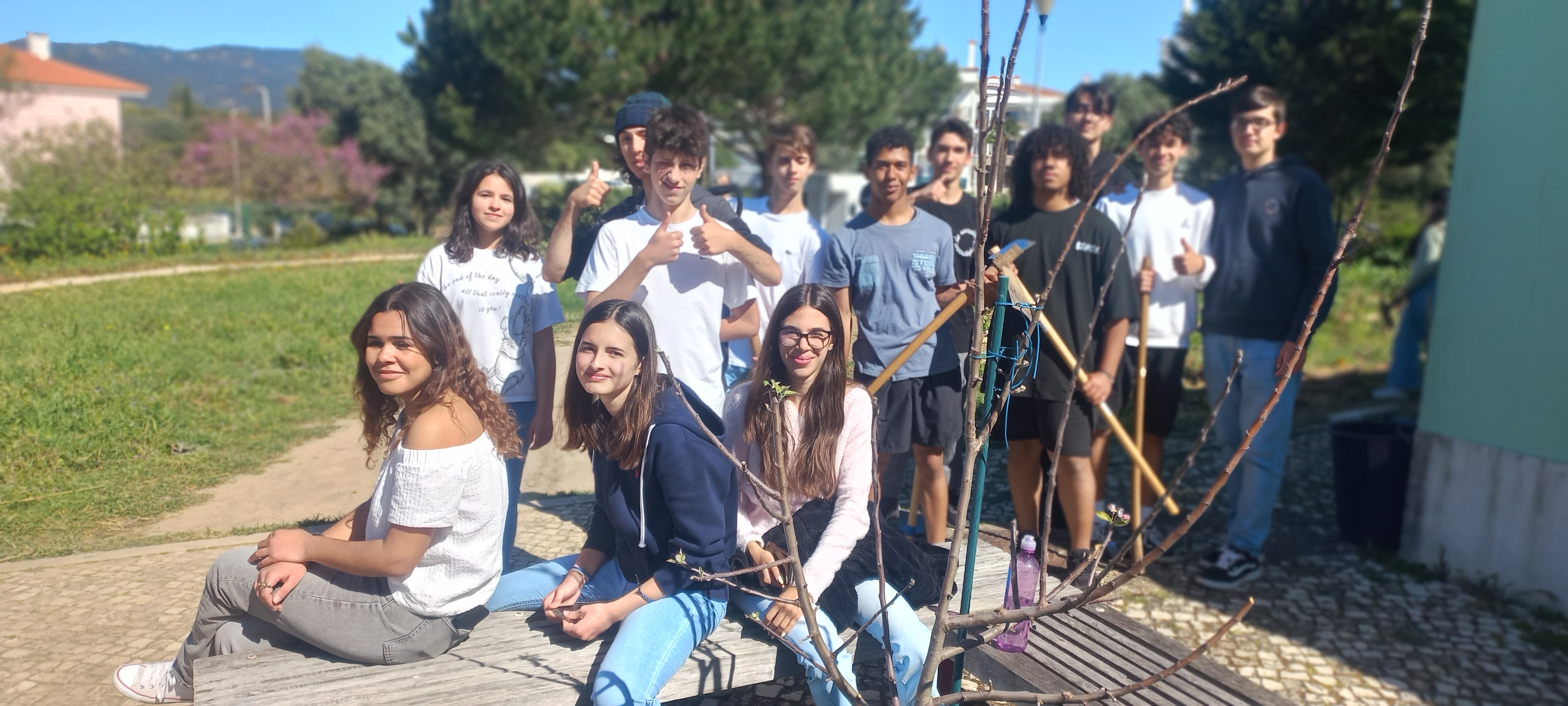 Turma envolvida no projeto