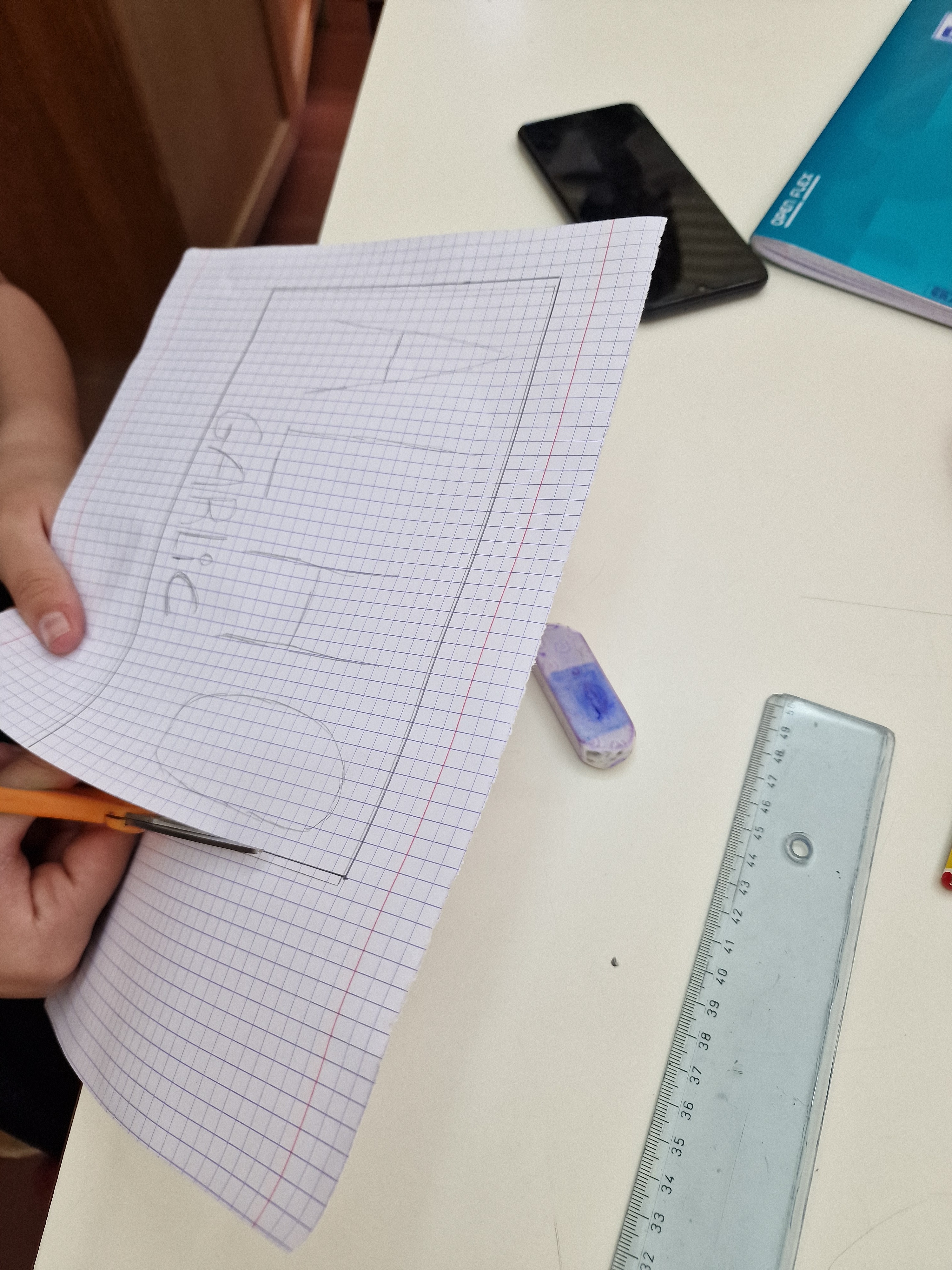 Molde para as etiquetas