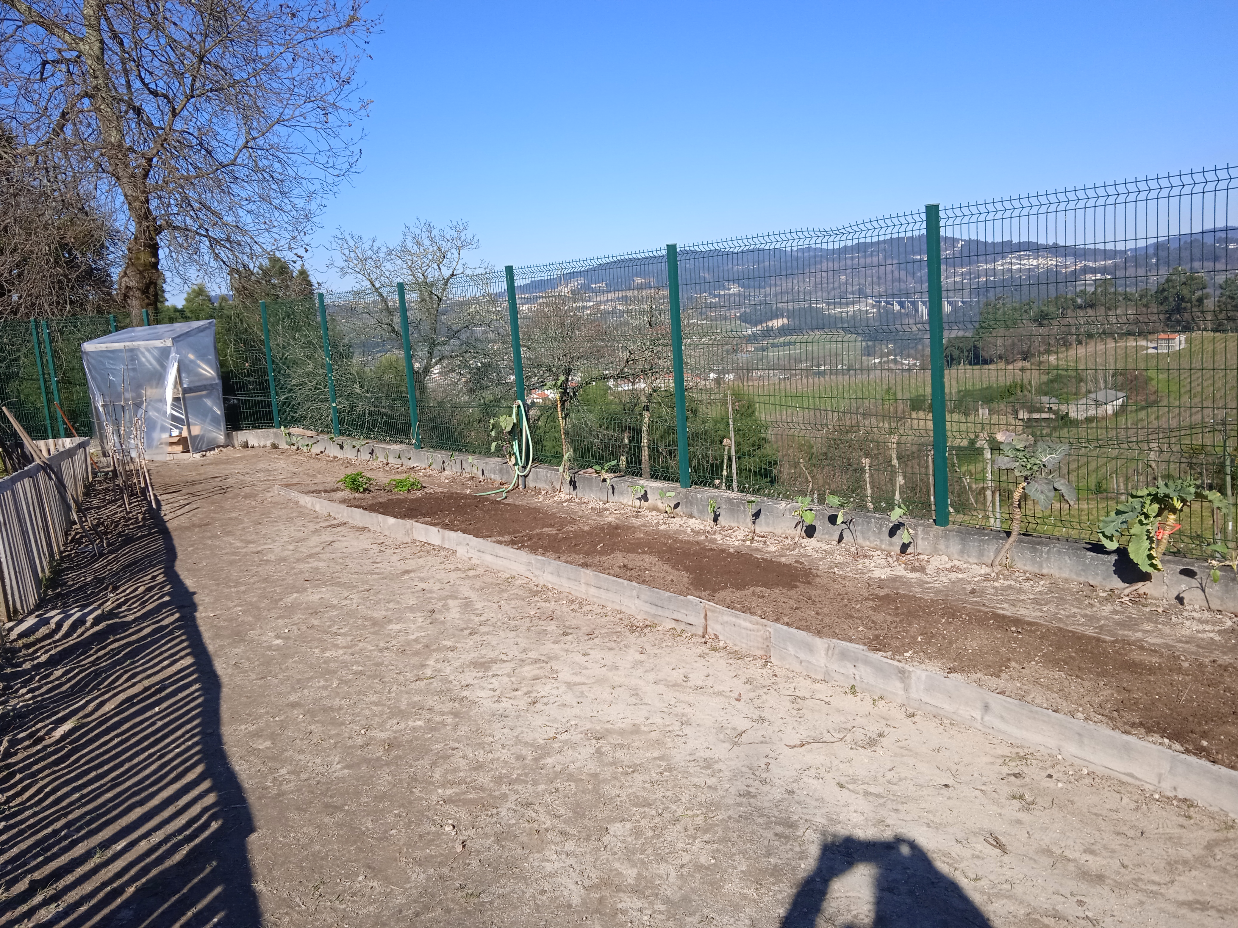 O terreno está preparado.
