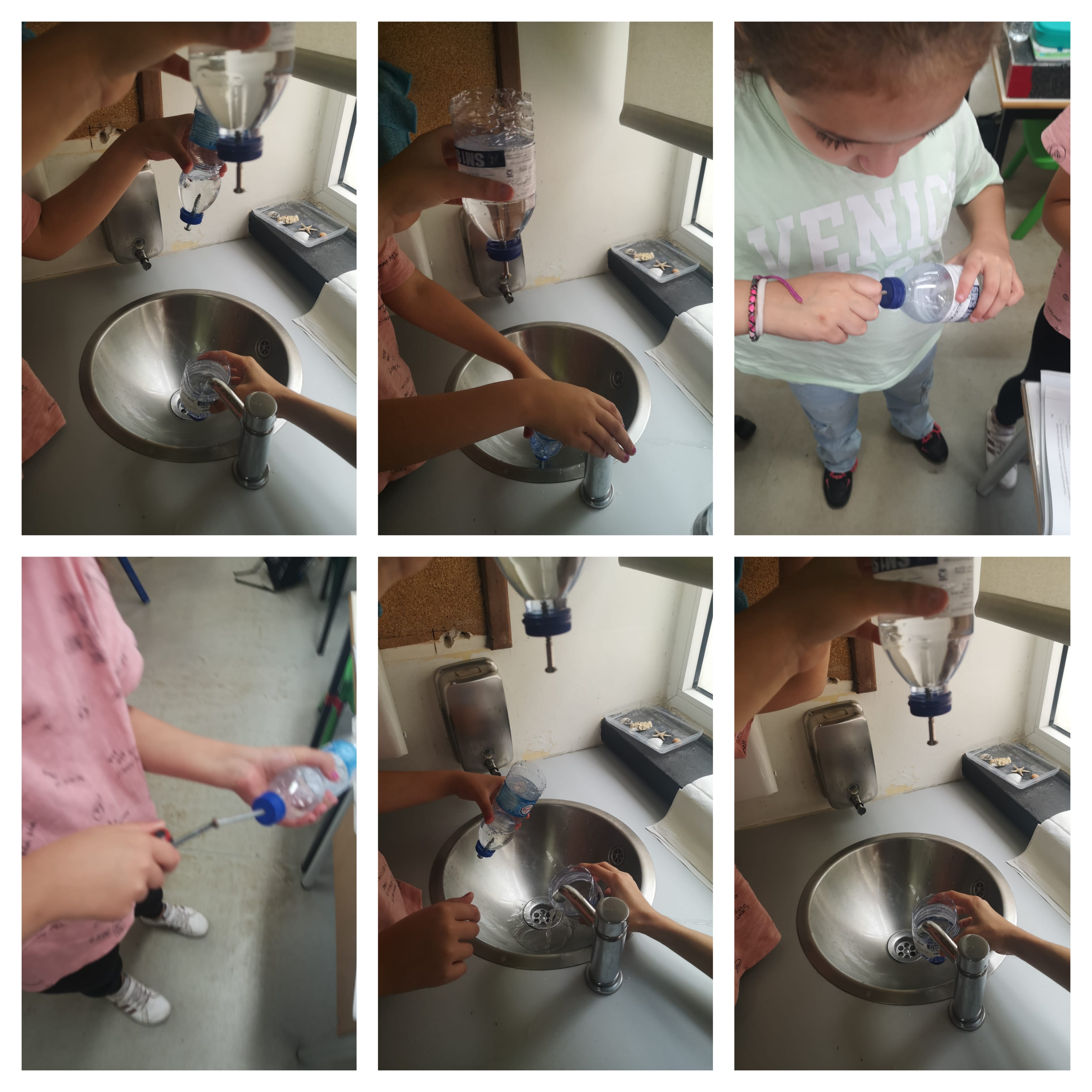 Realização do sistema gota a gota