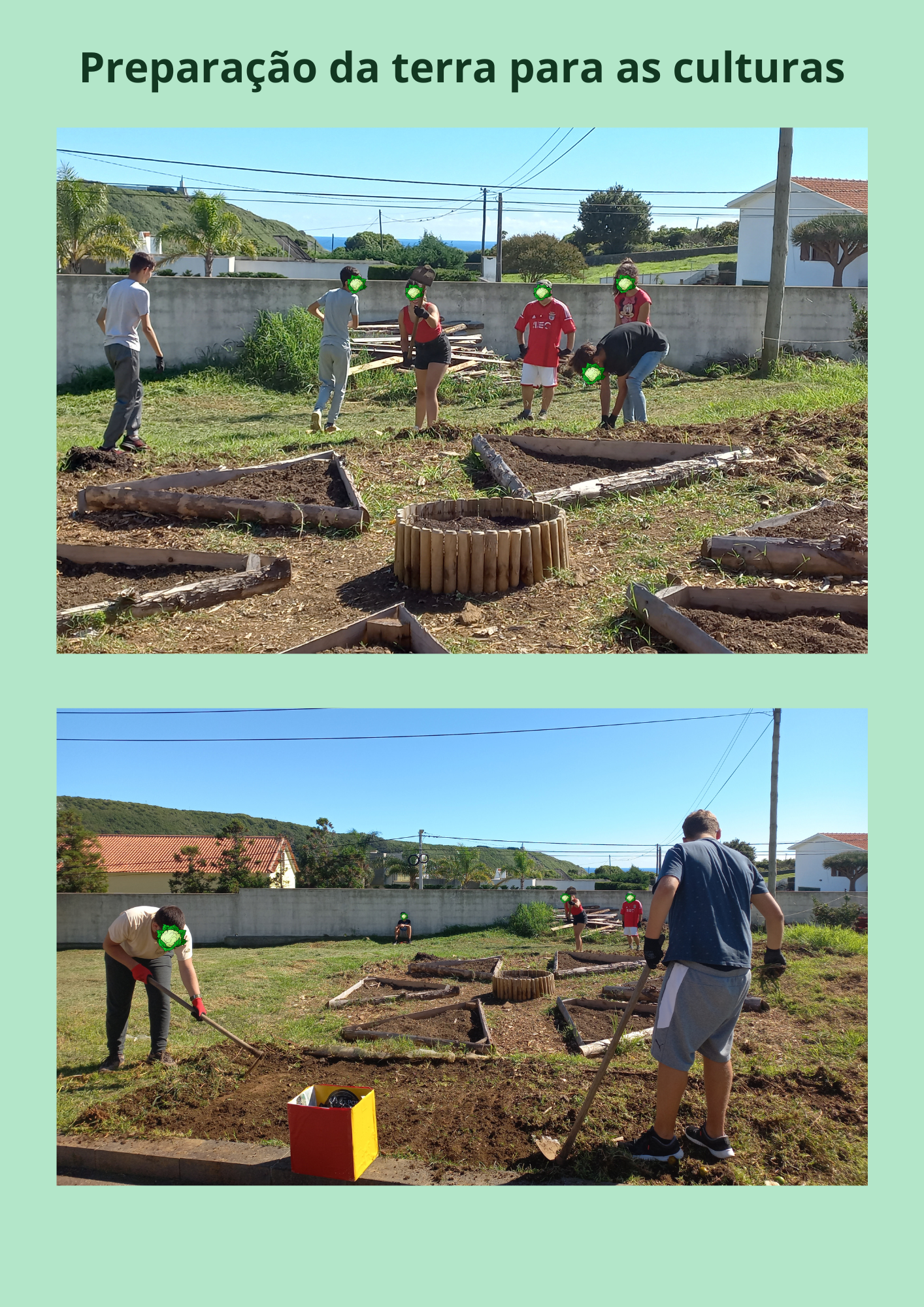 Preparação da terra para as culturas