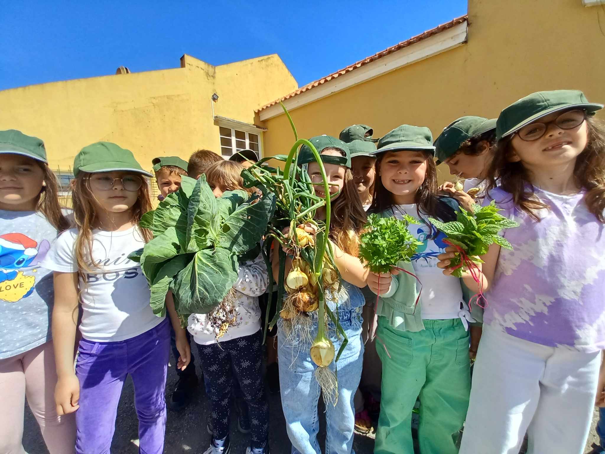 Que entusiasmo! Os nossos pequenos agricultores!