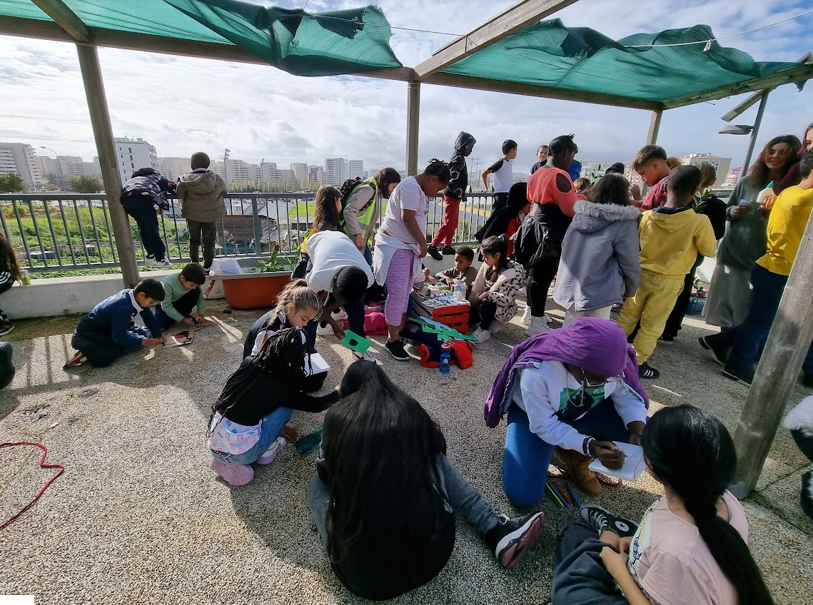 Sessão formação  - Articulação com o projeto Mãos à Horta! Educação Ambiental - Bip/Zip,  Associação para a Valorização Ambiental da Alta de Lisboa, Associação Educativa para o Desenvolvimento da Criatividade