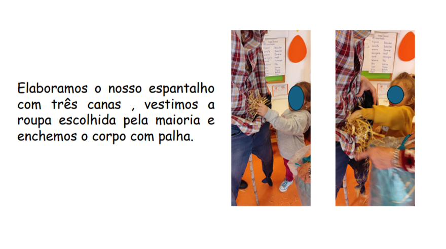 Elaboração do espantalho.