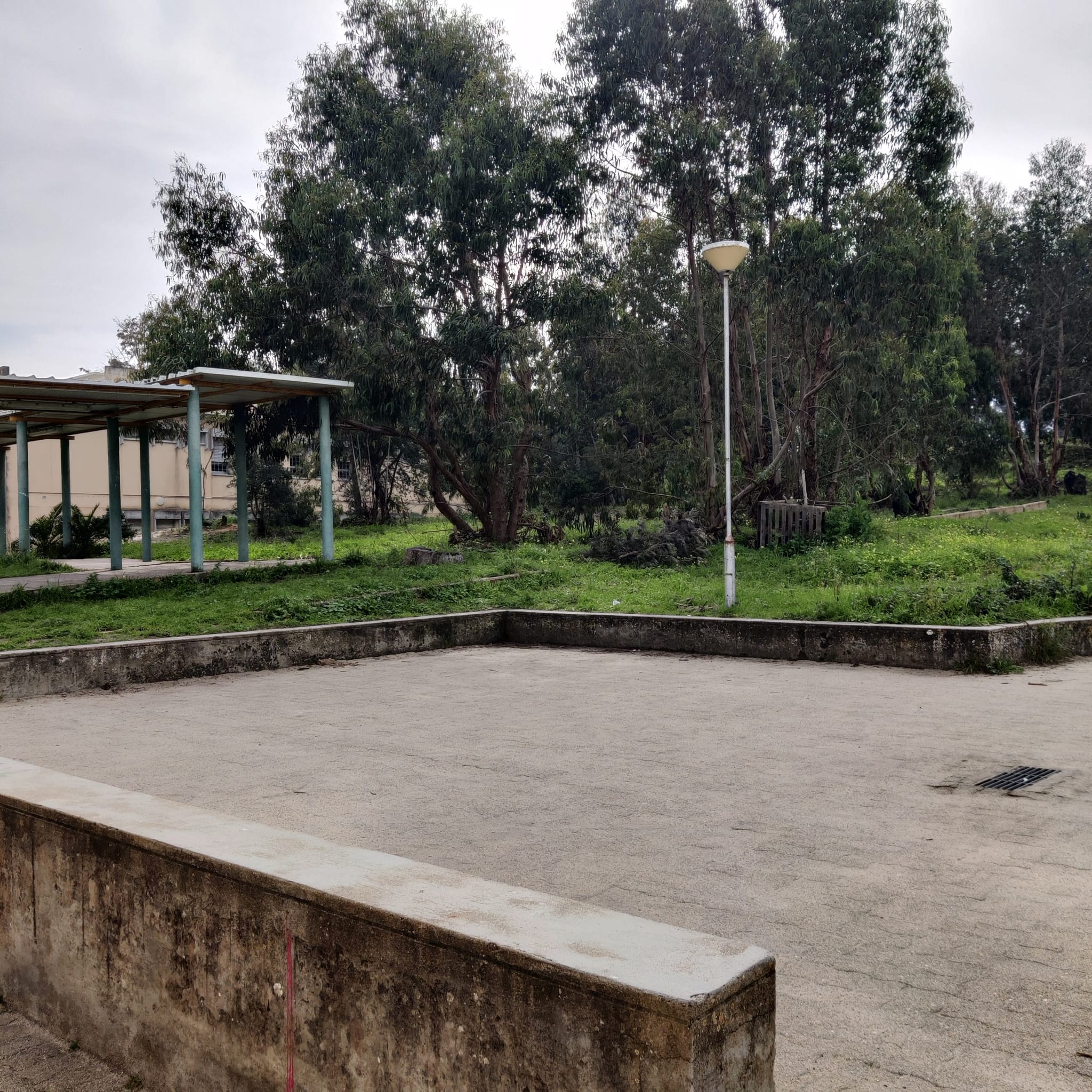 Possível localização para a Horta.
As hortas serão desenvolvidas pelos alunos da Unidade e como tal estamos a procurar o melhor local tendo em conta a acessibilidade, além disso estamos a aguardar a instalação do ponto de água, que será feita pela CMMoit