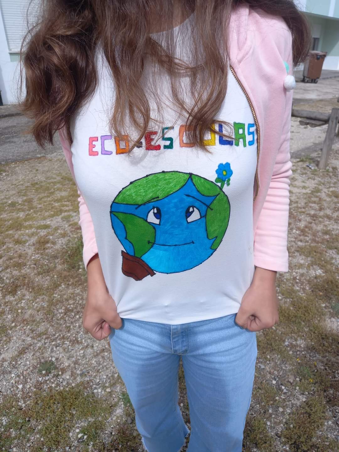 Escolha de alunos para o plantio, identificação de eco escola
