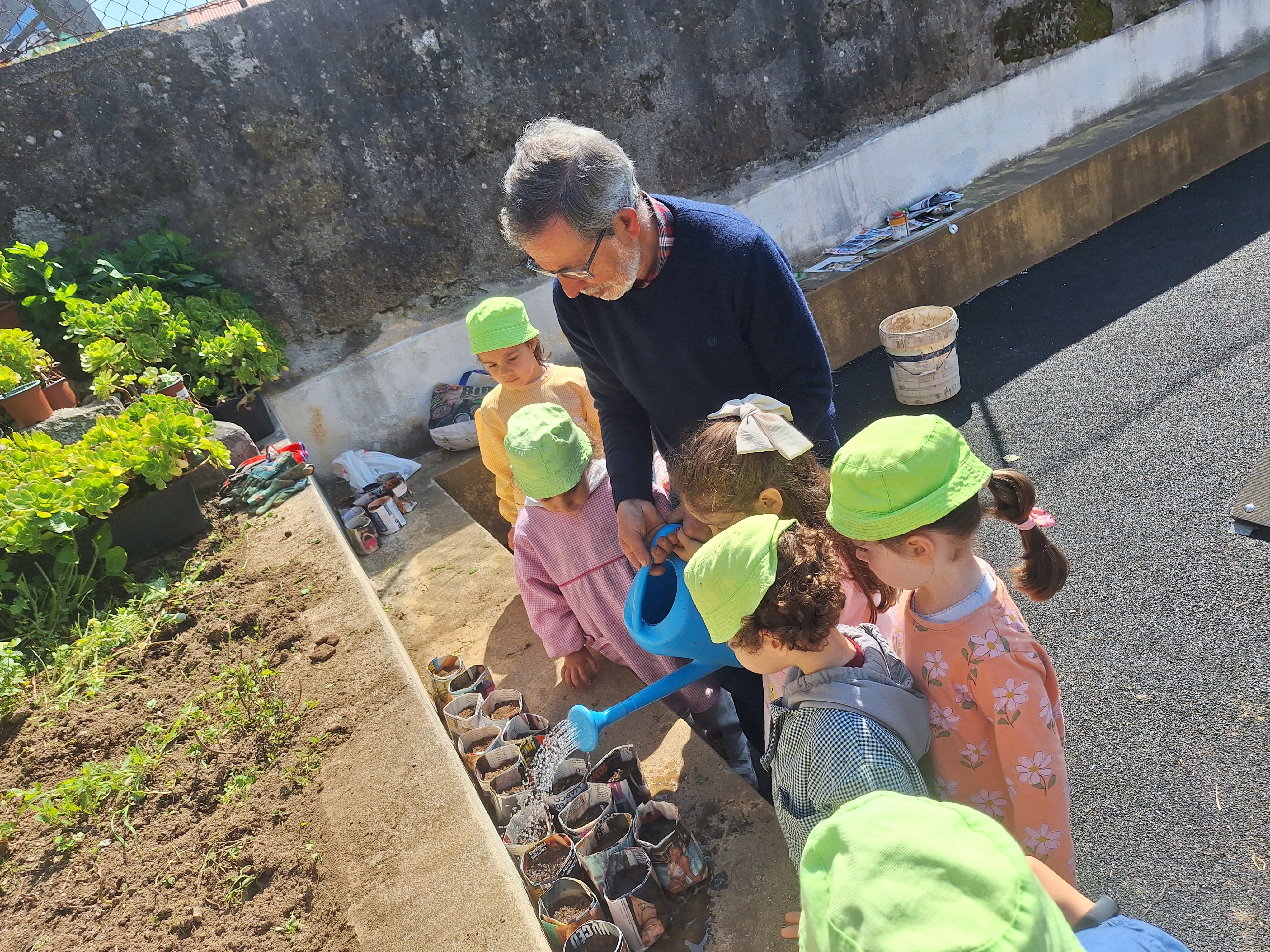 A importância da relação e diálogo entre gerações. Aprendizagem ativa e concretização do plano de ação dos projetos ambientais.