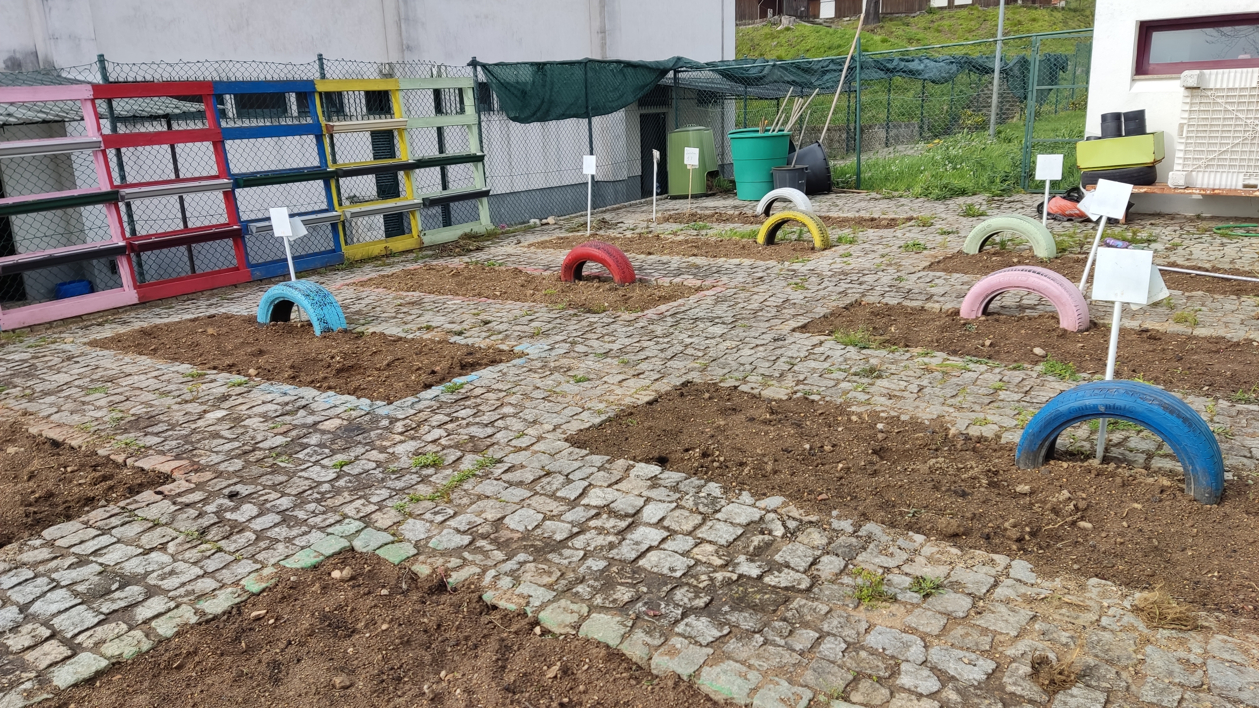 Terreno  em preparação