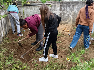 Preparação do solo para cultivo