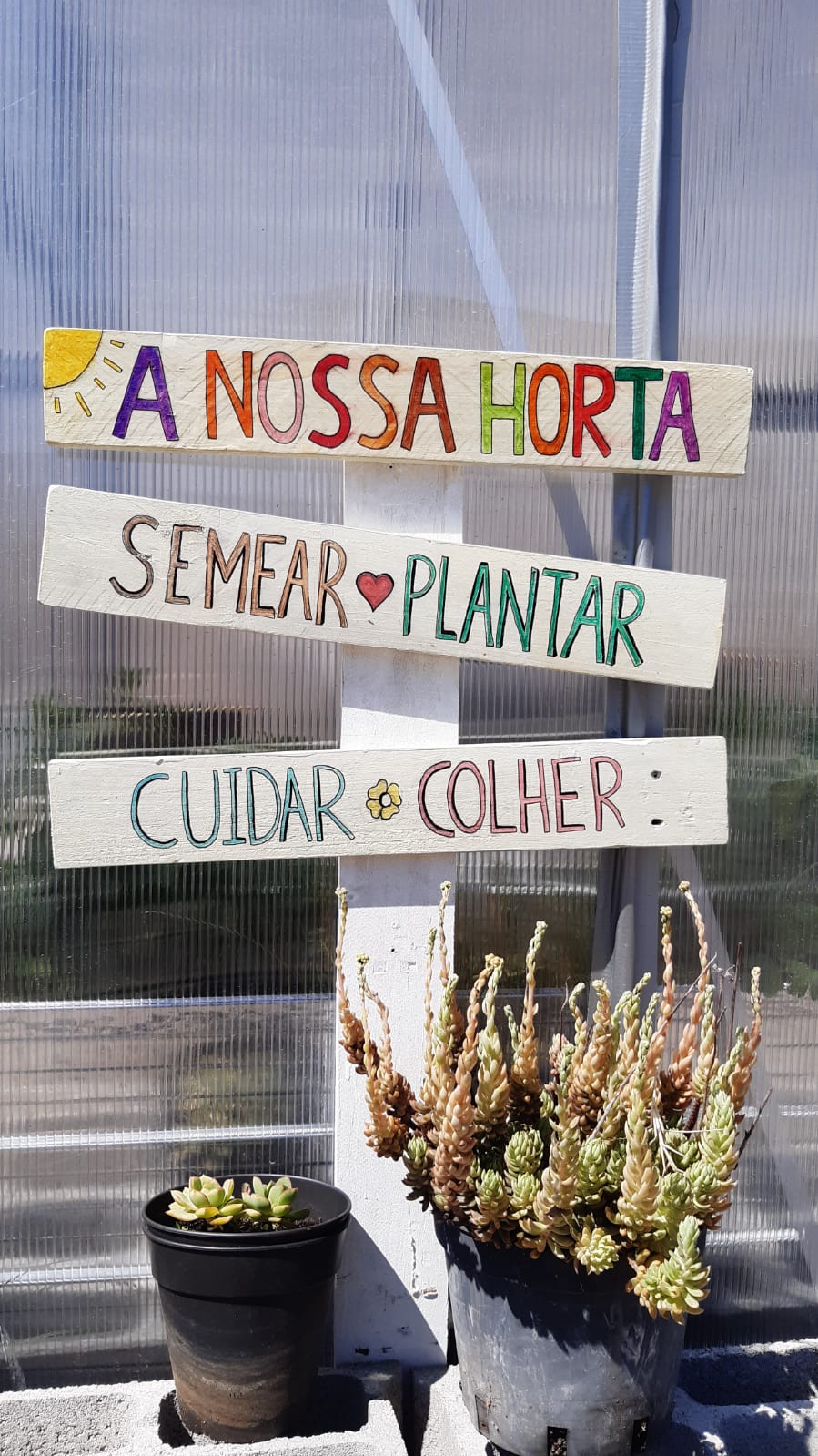 A entrada , decoração.