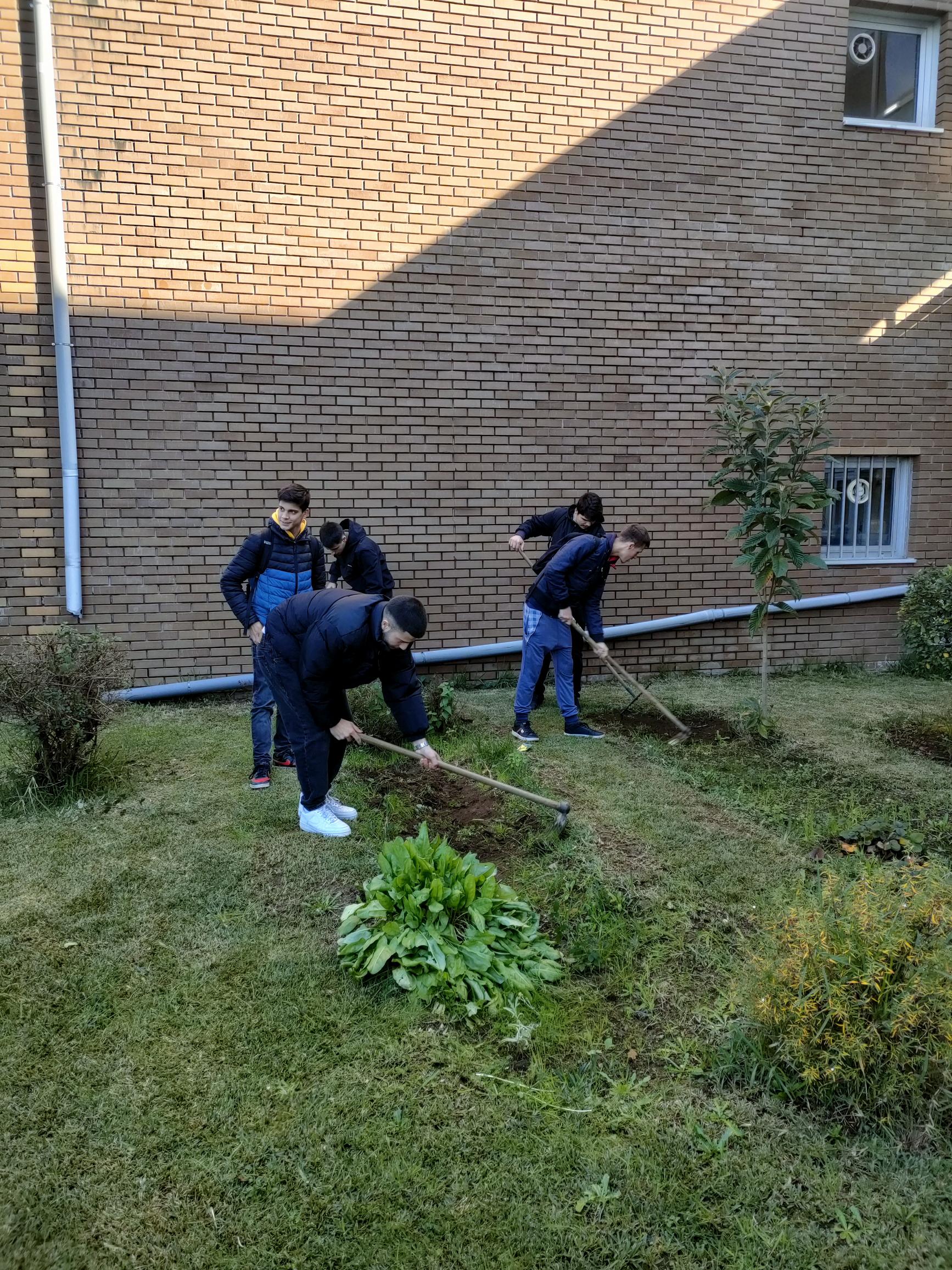 Remover a terra para preparar para as plantações