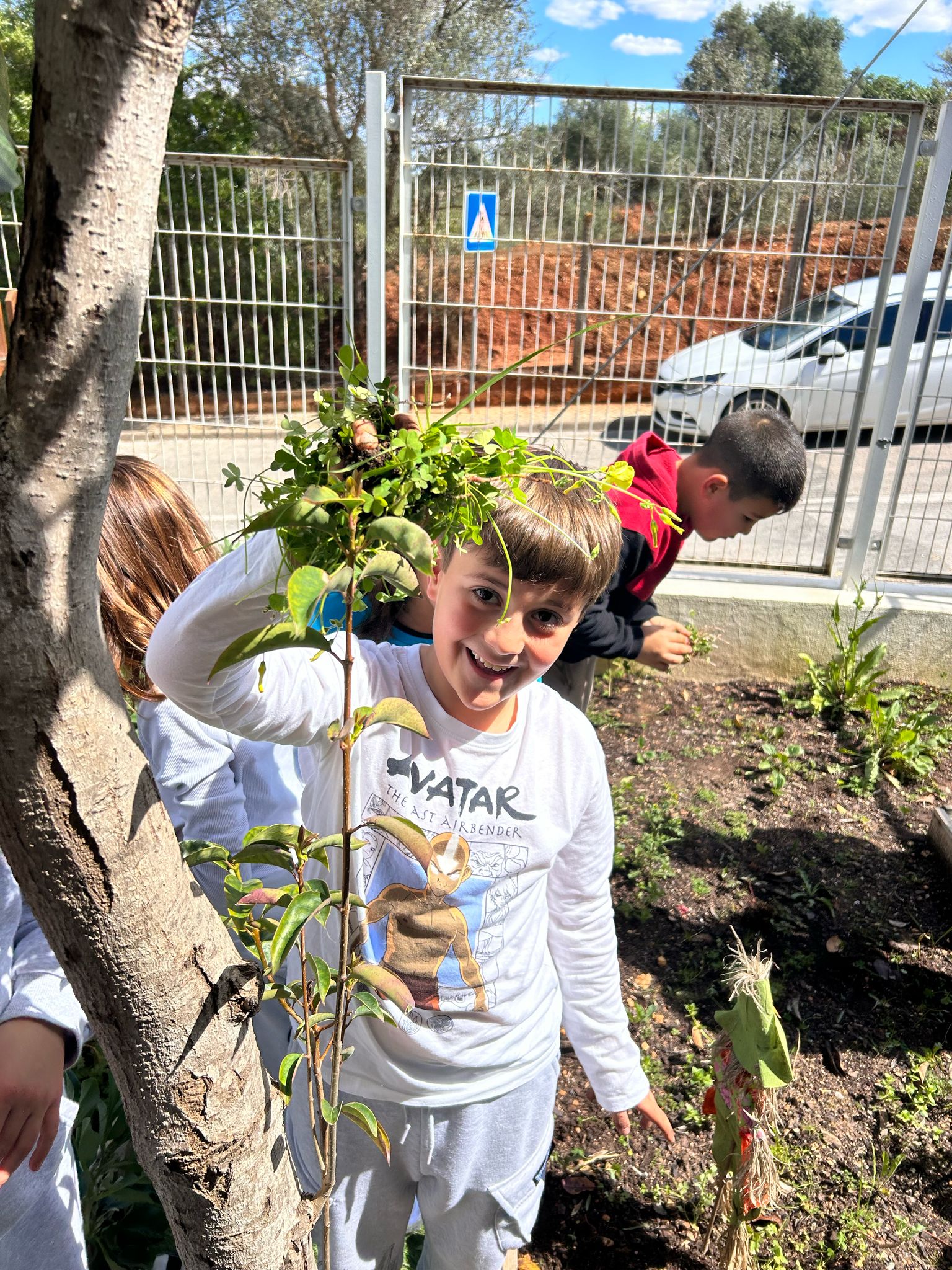 Limpar a terra das ervas daninhas, para fazer as culturas de primavera.