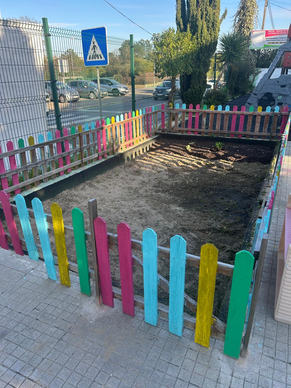 Horta em período inicial