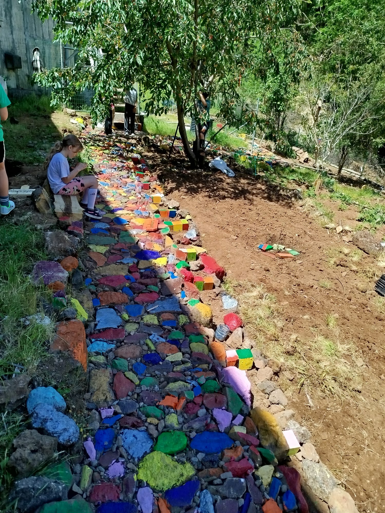 Pintura das pedras