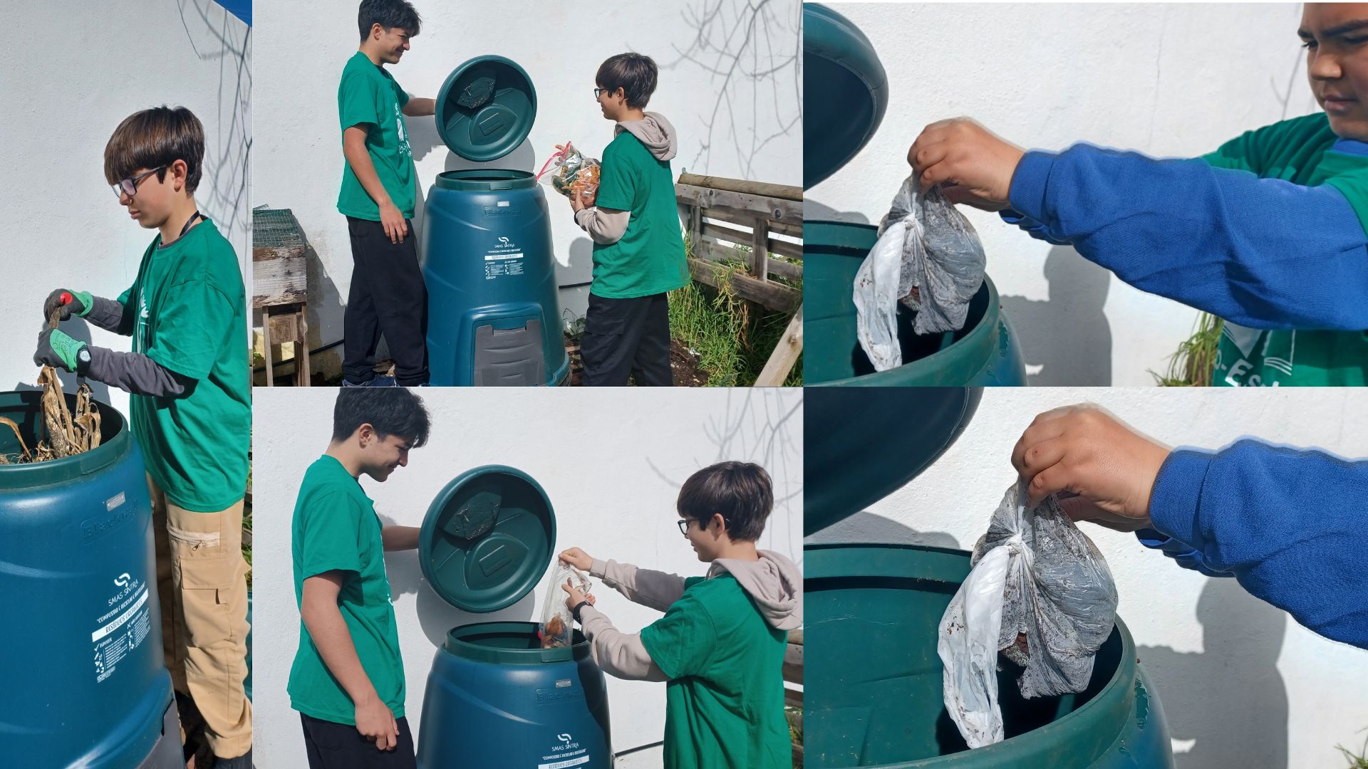 Início de compostagem