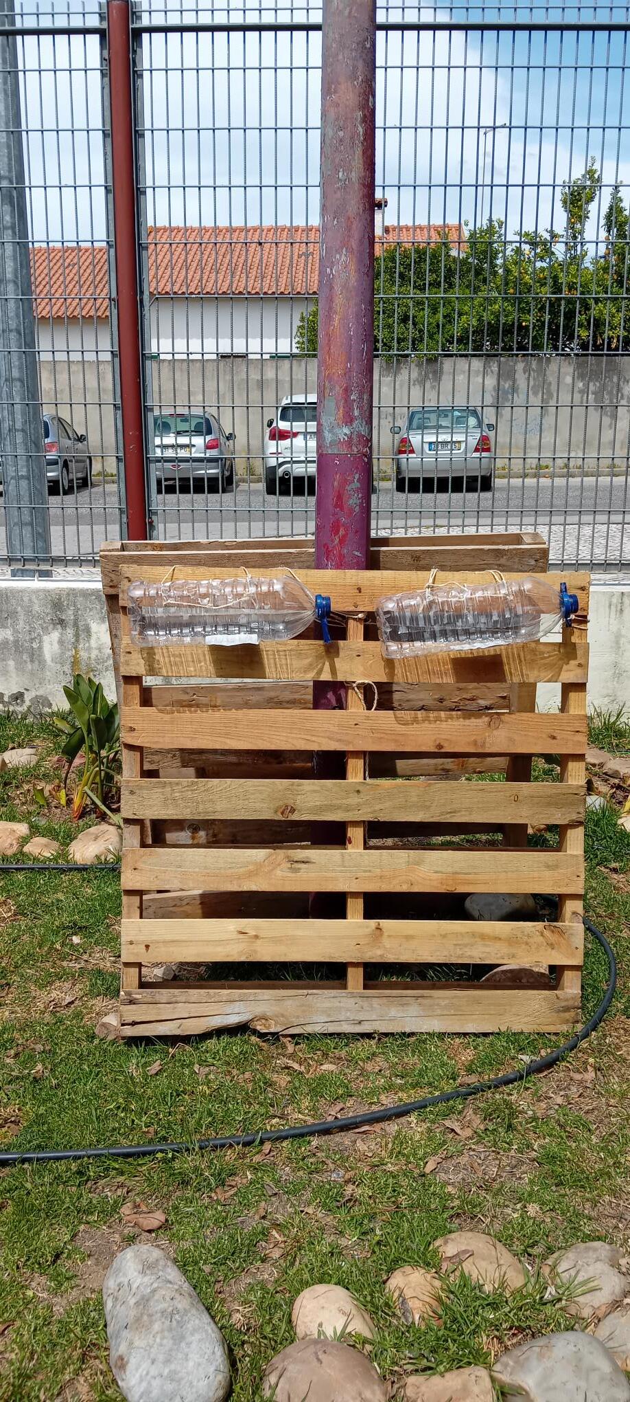 instalação da horta