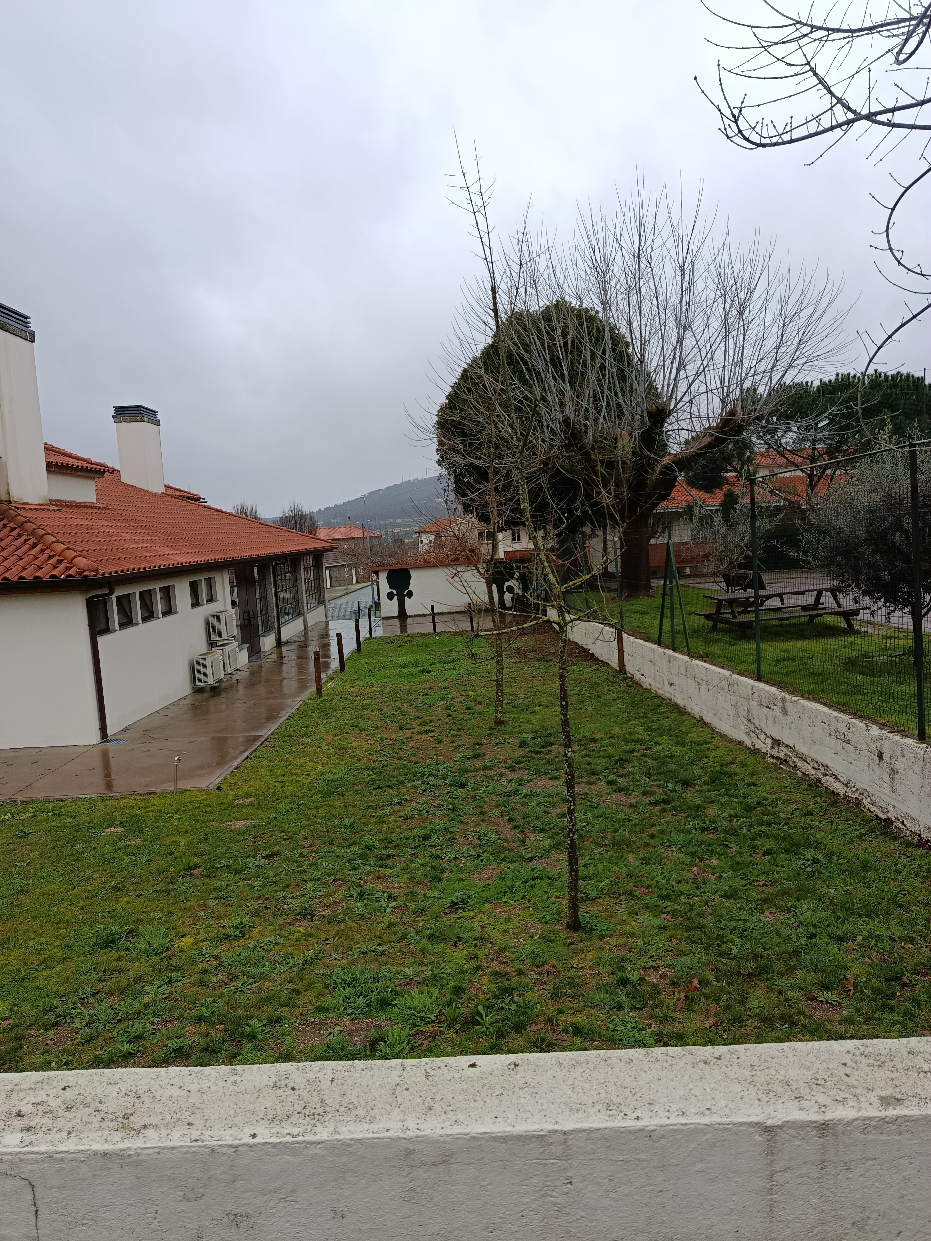 1.º registo do espaço onde iremos levar a cabo a atividade da Horta na escola de Gondar.