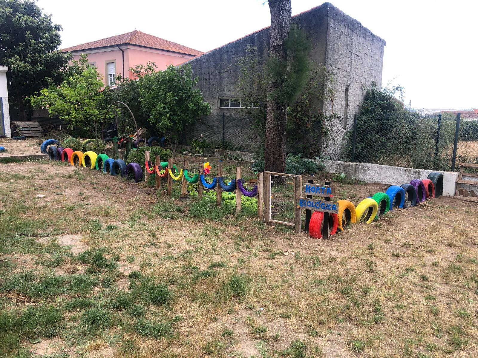a vista geral da nossa horta