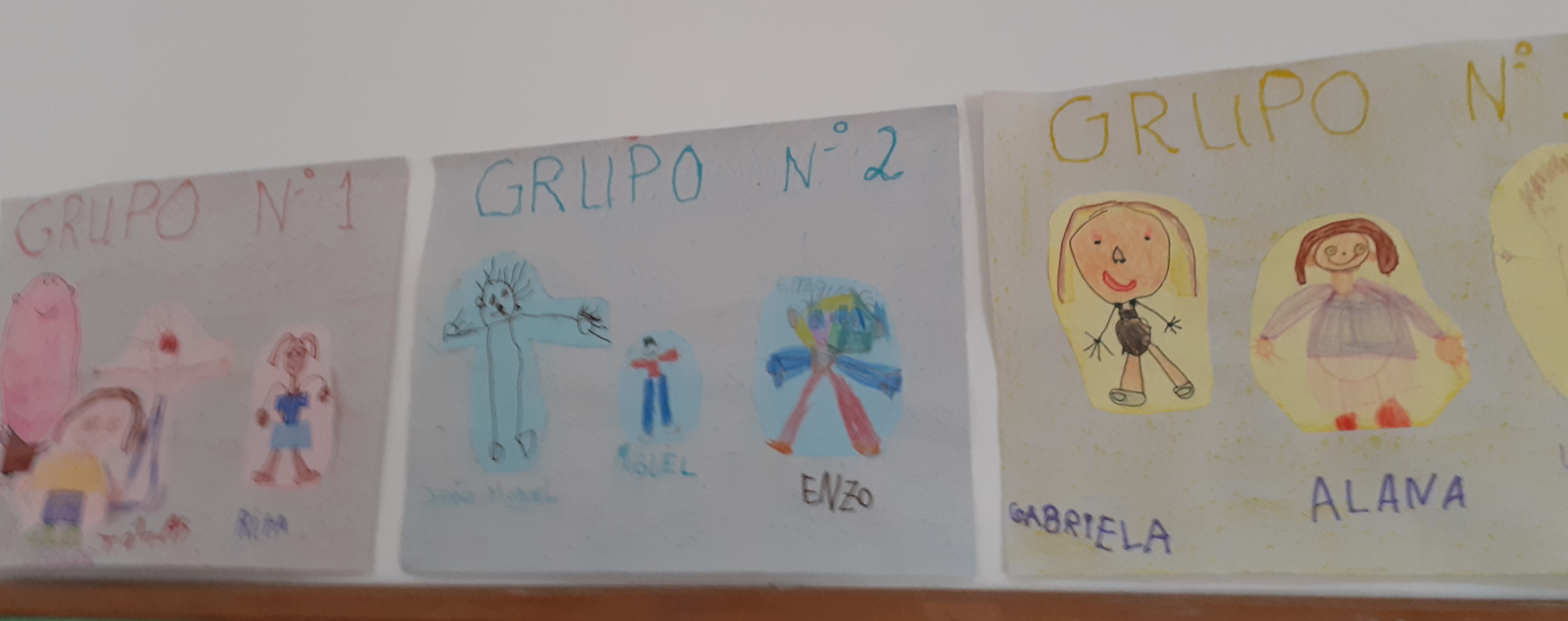 Grupos cuidadores da horta.
