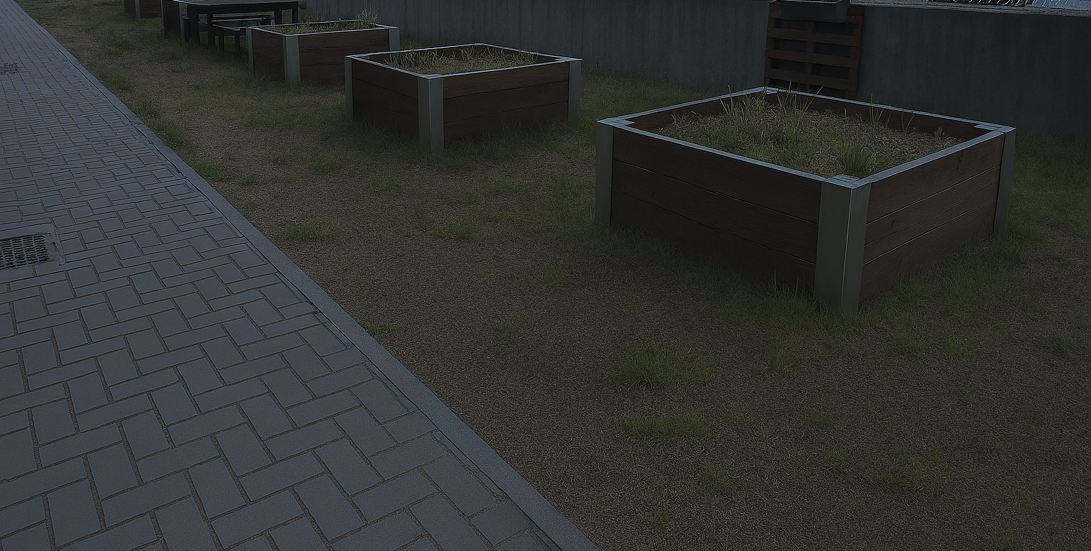 Zona sem vitalidade.