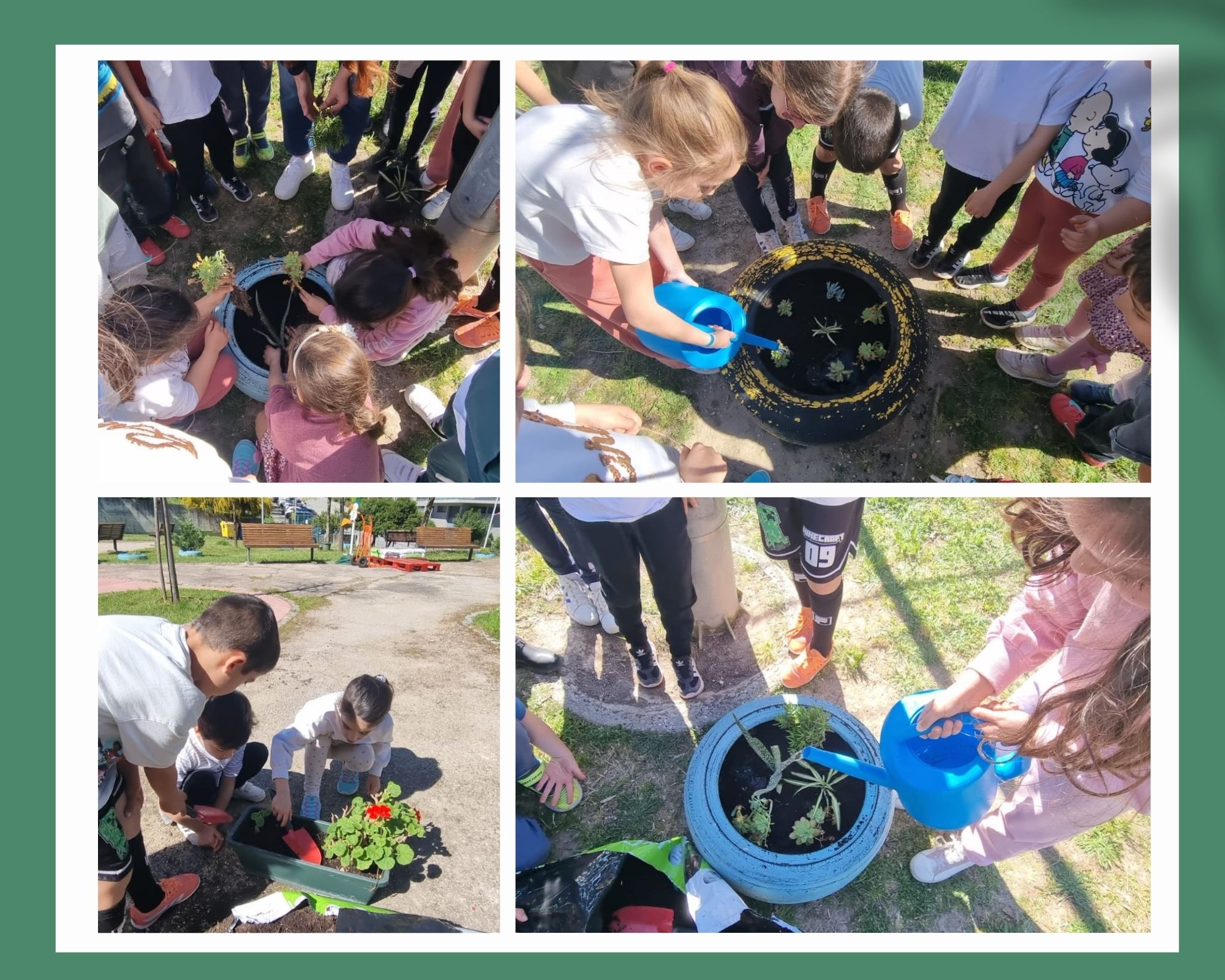 Jardinar para a escola enfeitar!!