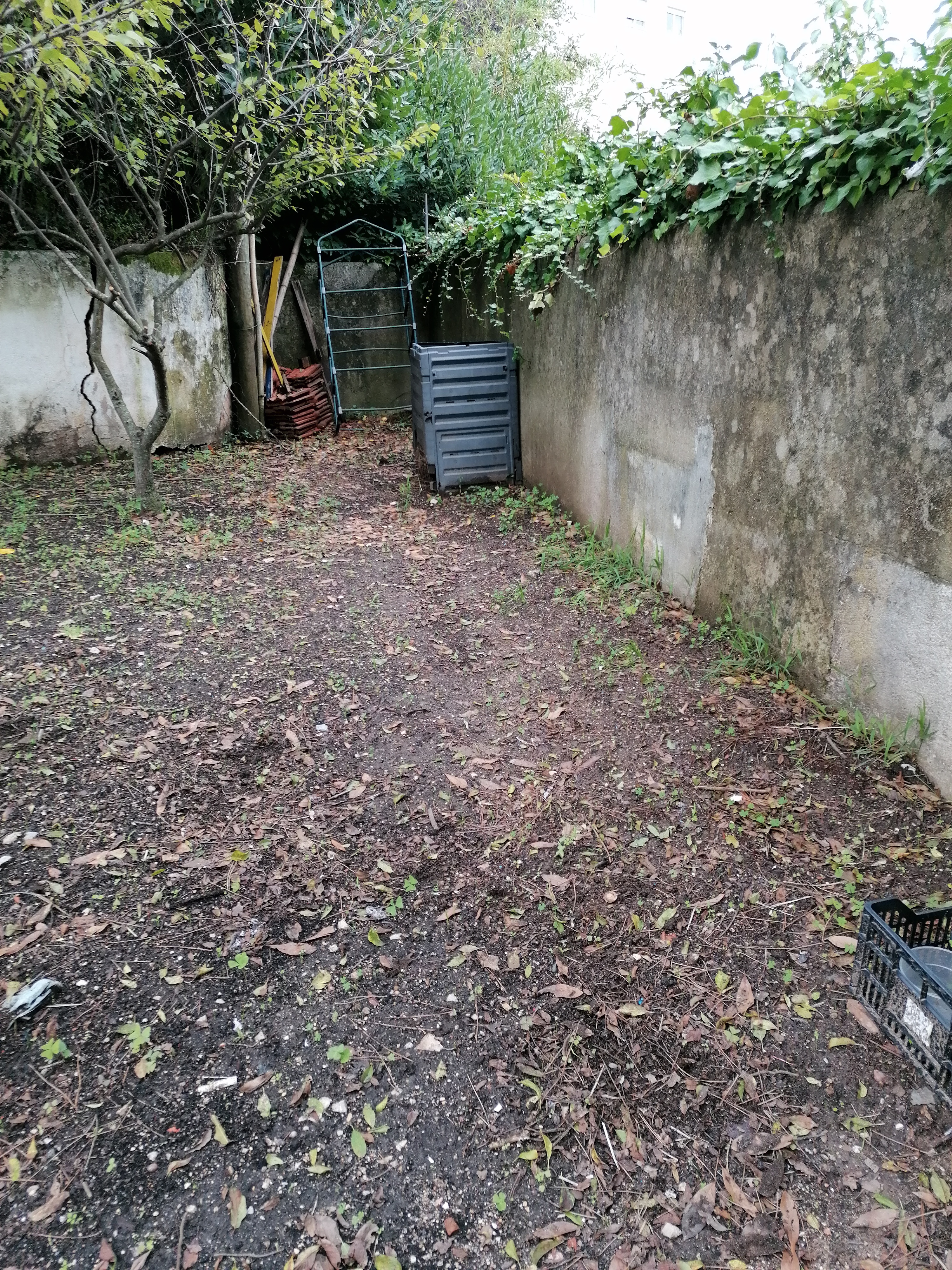 O espaço no início do projeto