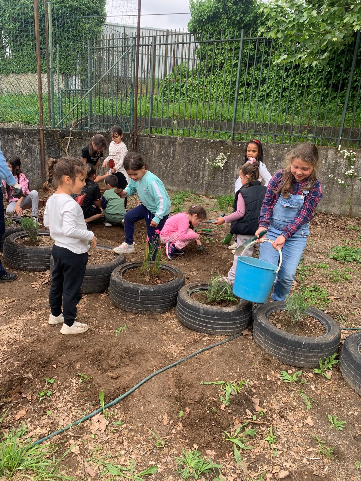 Mãos à obra - preparando a horta