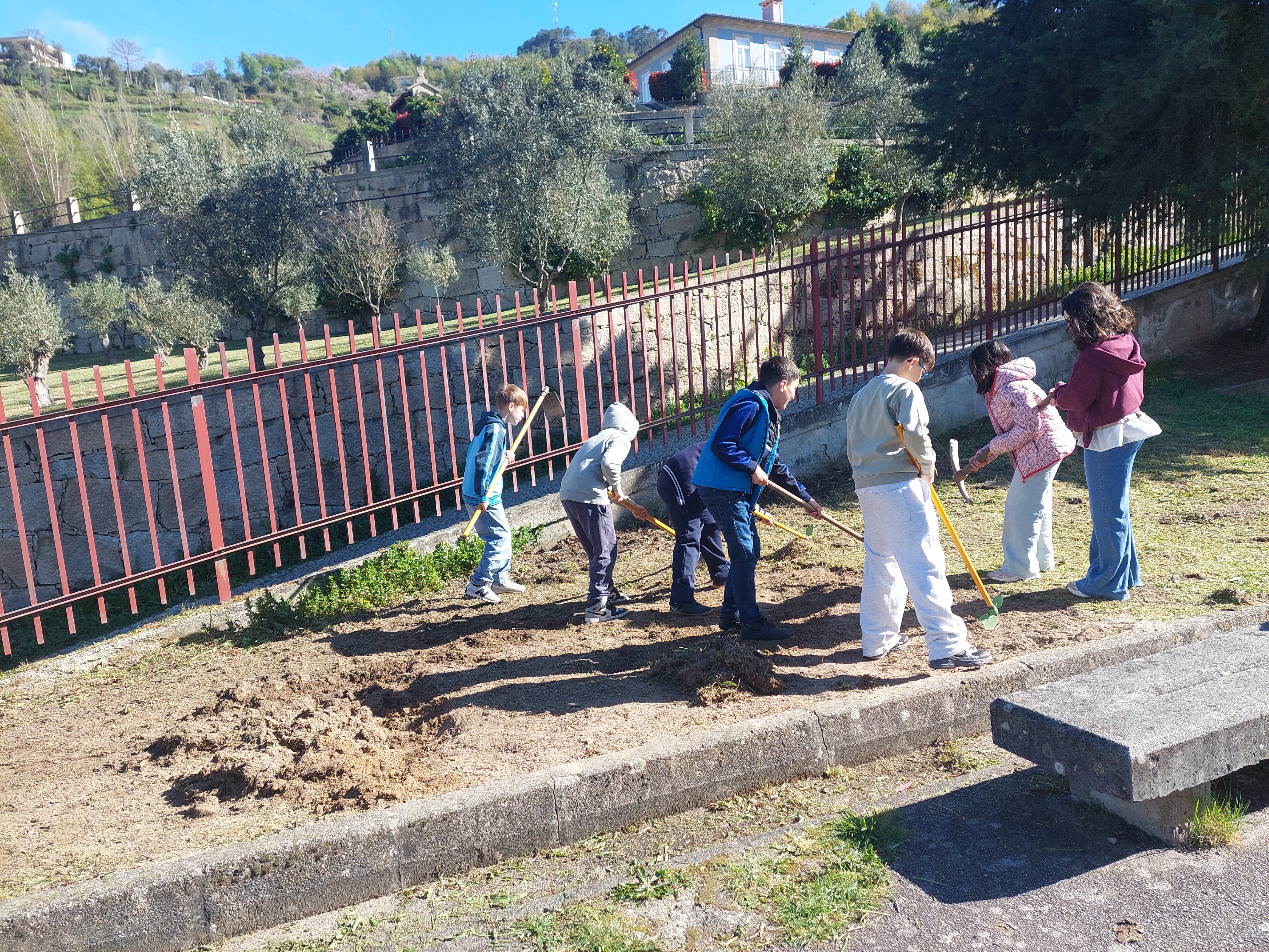 Preparação do espaço